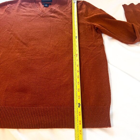 Banana Republic extra fine merino wool V-neck sweater size L Tall - Picture 6 of 8
